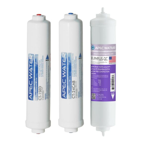 APEC Pre-filter Set for Ultimate RO-CTOP-PH Countertop RO Systems (Stages 1