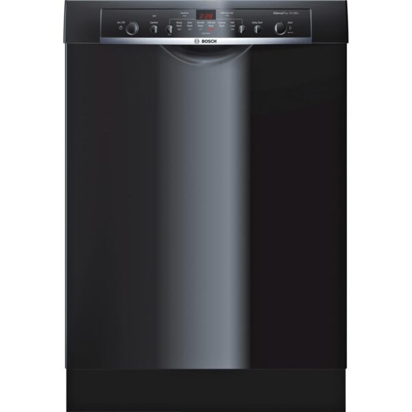 Ascenta 24 in. Black Front Control Tall Tub Dishwasher with Hybrid Stainless Steel Tub