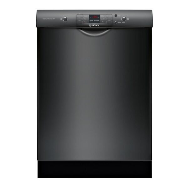 100 Series 24 in. Black Front Control Tall Tub Dishwasher with Hybrid Stainless Steel Tub and Utility Rack