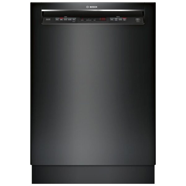 300 Series 24 in. Black Front Control Tall Tub Dishwasher with Stainless Steel Tub and 3rd Rack