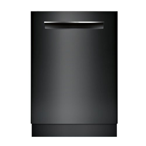 500 Series 24 in. Black Top Control Tall Tub Pocket Handle Dishwasher with Stainless Steel Tub