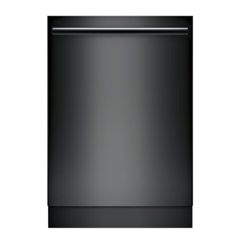 800 Series 24 in. Black Top Control Tall Tub Bar Handle Dishwasher with Stainless Steel Tub