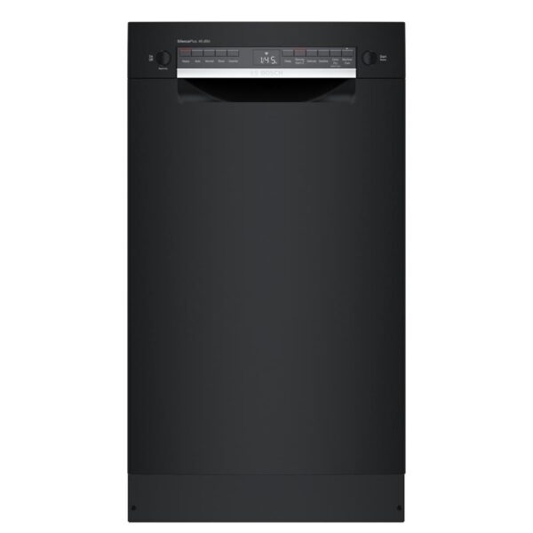 300 Series 18 in. ADA Compact Front Control Dishwasher in Black with Stainless Steel Tub and 3rd Rack