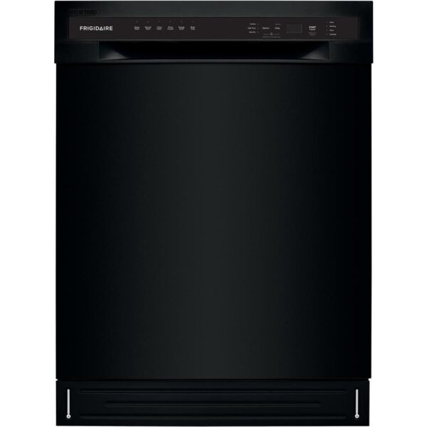 24 in. Black Front Control Tall Tub Dishwasher with Stainless Steel Tub