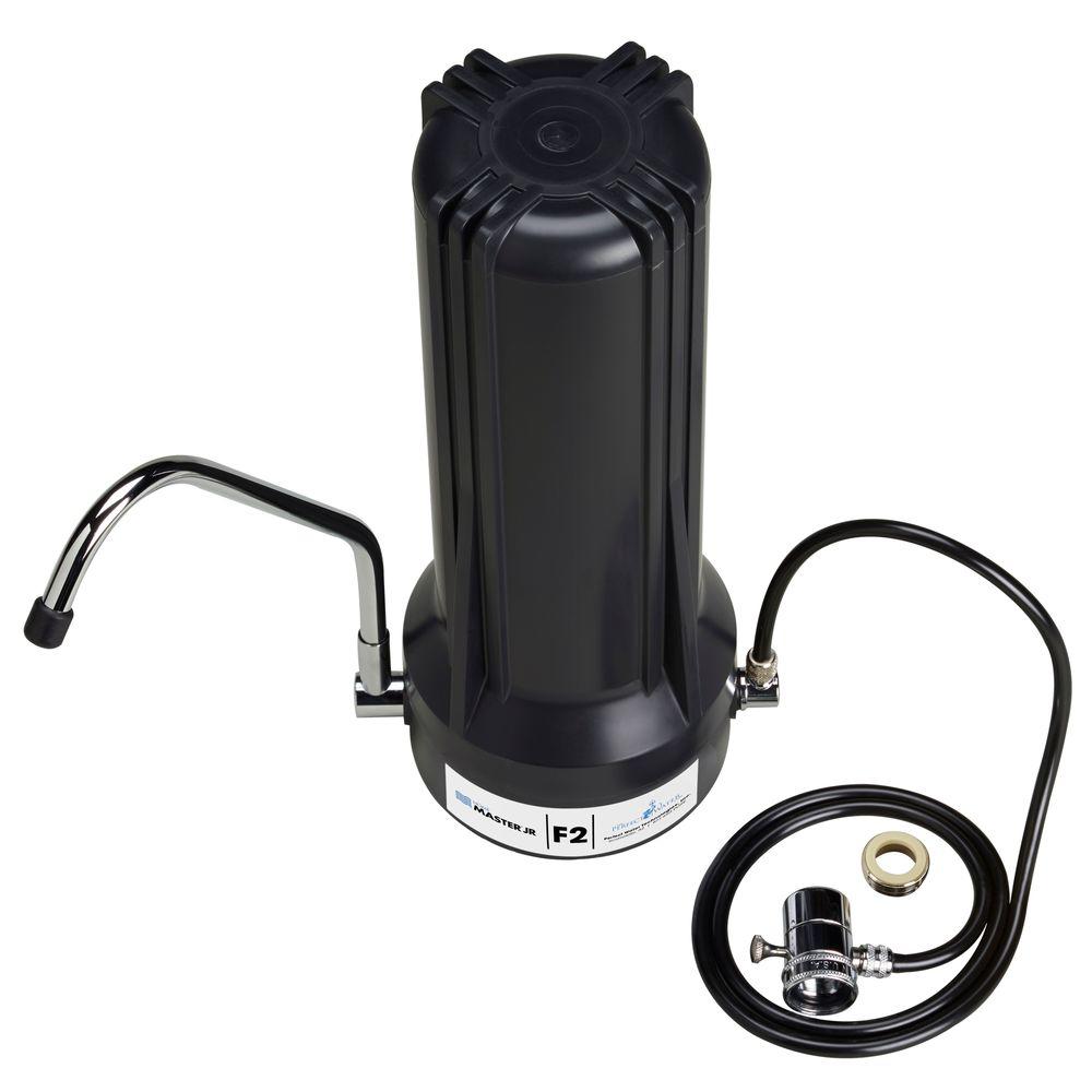 Jr F2 Counter Top Water Filter System in Black