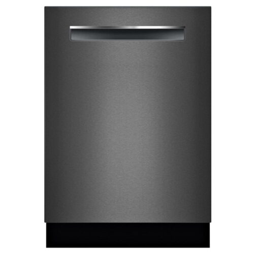 800 Series 24 in. Black Stainless Top Control Tall Tub Dishwasher with Stainless Steel Tub