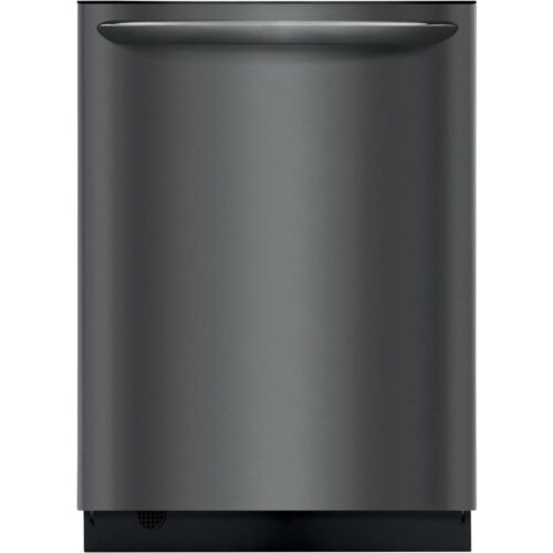 24 in. Black Stainless Steel Built-In Tall Tub Dishwasher with Dual OrbitClean Spray Arm