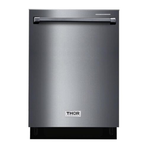 24 in. Black Stainless Steel Top Control Smart Dishwasher