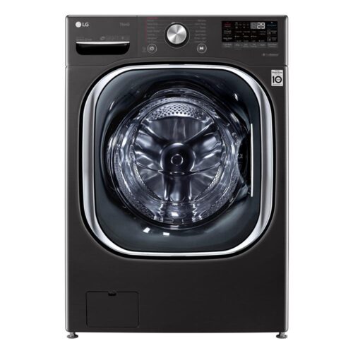 27 in. 5.0 cu. ft. Ultra Large Capacity Black Steel Front Load Washing Machine with Coldwash Technology & Wi-Fi