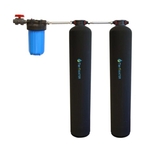 Essential Certified Series Whole House Water Filter System w/ Salt-Free Softener - Carbon & KDF Home Water Filtration