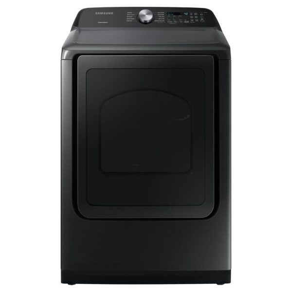 7.4 cu. ft. Brushed Black Electric Dryer with Sensor Dry