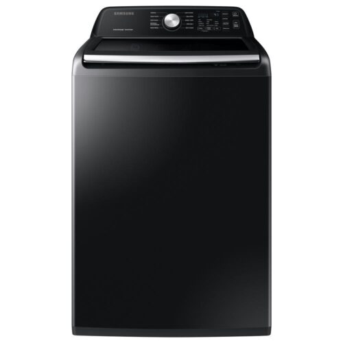 27 in. 4.5 cu. ft. High Efficiency Brushed Black Top Load Washing Machine with Active Waterjet