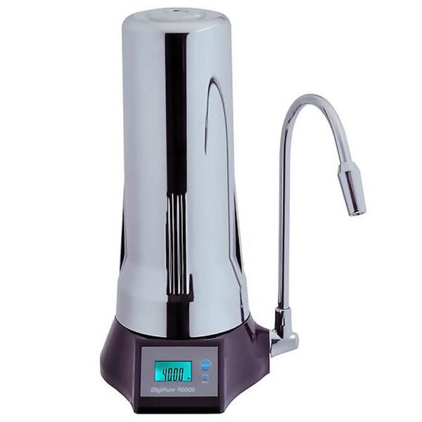 5-Stage Counter Top Filtration System with LCD Display in Chrome