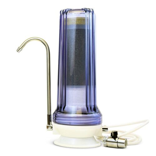 Premium 5-Stage Counter Top Water Filtration System in Clear