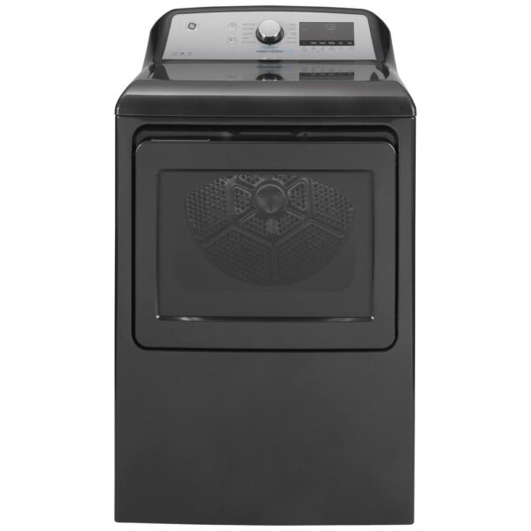 7.4 cu. ft. Smart 240-Volt Diamond Gray Electric Dryer with Steam and Sanitize Cycle