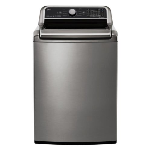 5.0 cu. ft. HE Mega Capacity Smart Top Load Washer w/ TurboWash3D and Wi-Fi Enabled in Graphite Steel