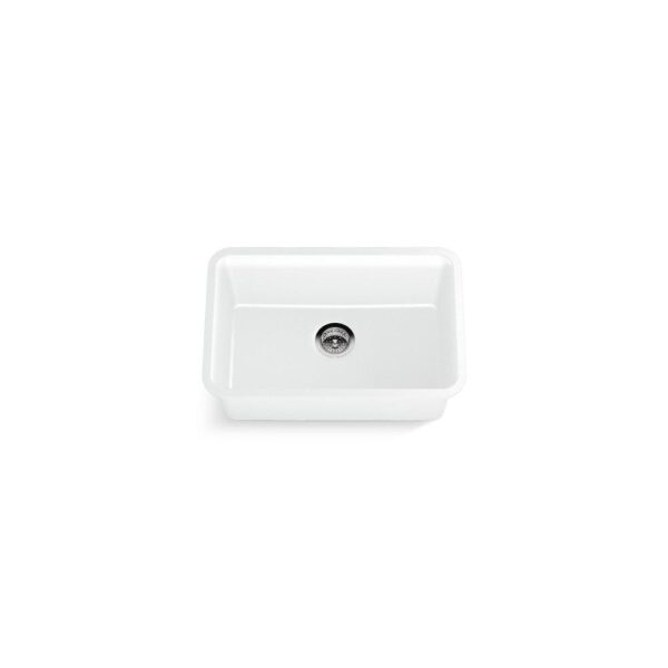 Cairn Undermount Neoroc Composite 27.5 in. Single Bowl Kitchen Sink in Matte White