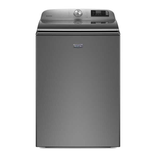 5.2 cu. ft. Smart Capable Metallic Slate Top Load Washing Machine with Agitator and Extra Power Button