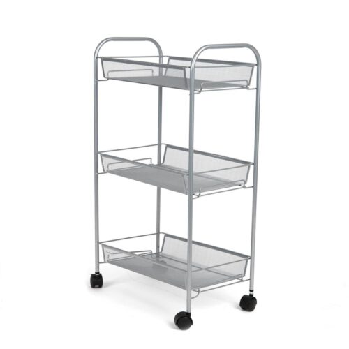 Silver Accessory and Condiment Storage Other Coffee Cart