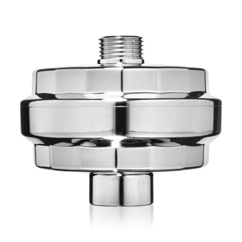 VivaSpring Universal KDF Compact Shower Head Filter in Polished Chrome