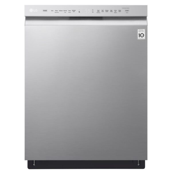 24 in. PrintProof Stainless Steel Front Control Built-In Tall Tub Dishwasher with Stainless Steel Tub