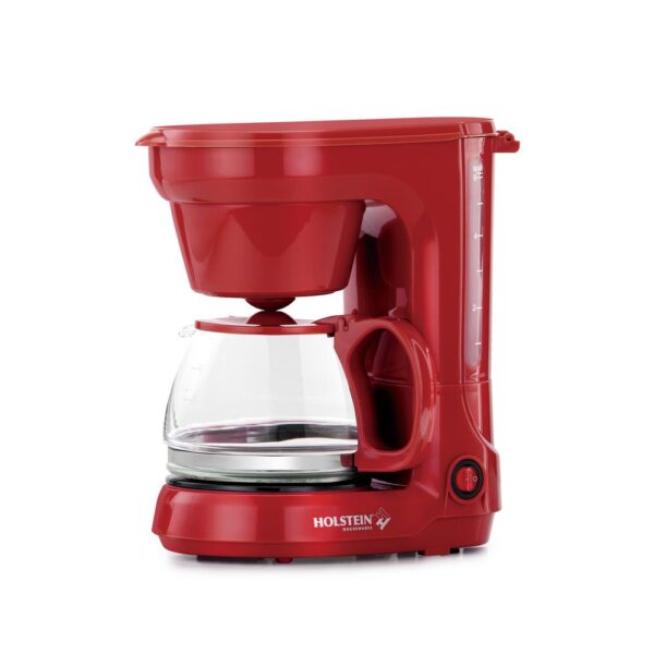 Everyday 5-Cup Red Coffee Maker