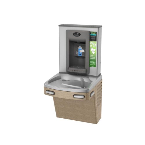 Versacooler II PG8EBF High Efficiency Hands Free Bottler Filler ADA Sandstone Drinking Fountain