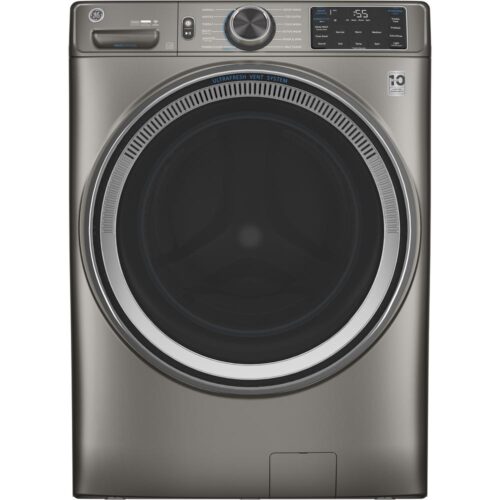 4.8 cu. ft. Satin Nickel Front Load Washing Machine with OdorBlock UltraFresh Vent System with Sanitize and Allergen