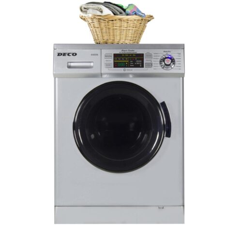 1.57 cu. ft. Silver High -Efficiency Vented / Ventless Electric All-in-One Washer Dryer Combo
