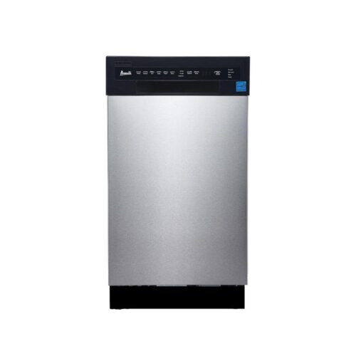 18 in. Stainless Steel Front Control Smart Dishwasher