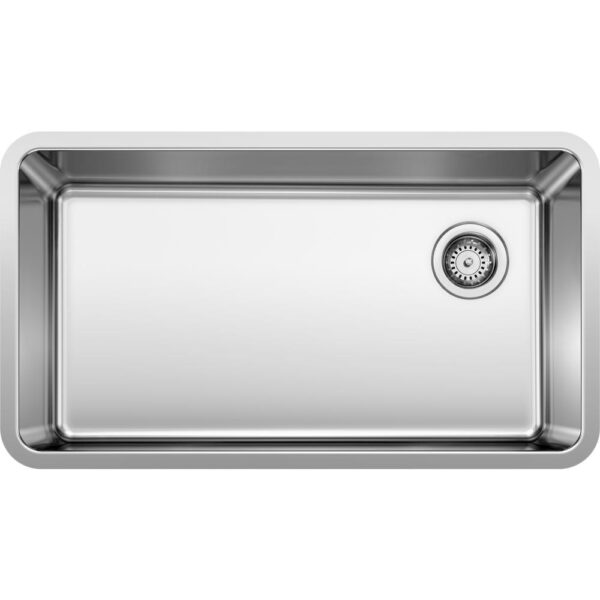 FORMERA Undermount Stainless Steel 33 in. Single Bowl Kitchen Sink