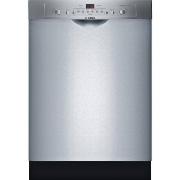 Ascenta 24 in. Stainless Steel Front Control Tall Tub Dishwasher with Hybrid Stainless Steel Tub