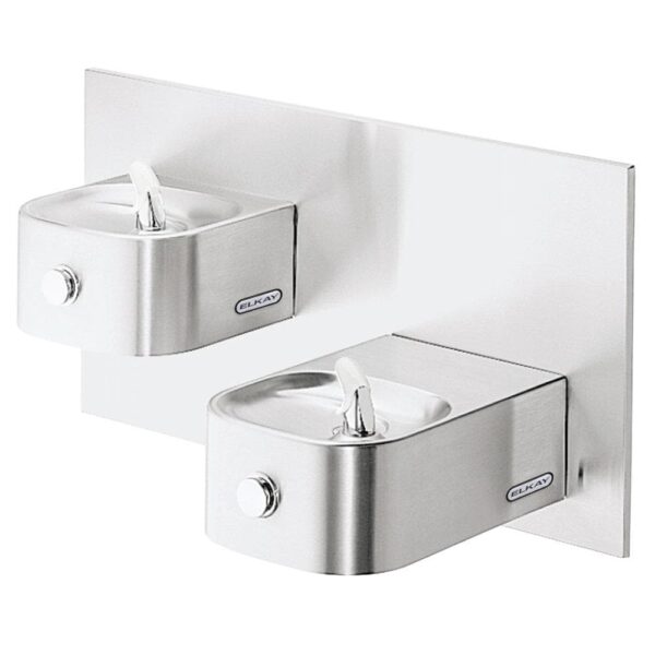 Wall Mounted Soft Sides Bi-Level Non-Filtered Non-Refrigerated Fountain