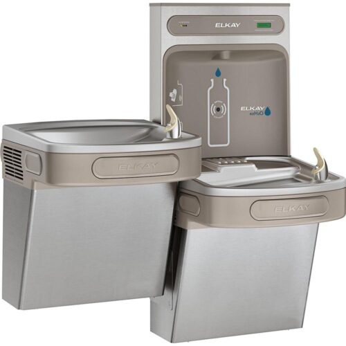 Filtered 8 GPH EZH2O ADA Stainless Steel Bi-Level Drinking Fountain with Bottle Filling Station