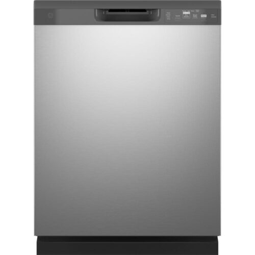 24 in. Stainless Steel Front Control Tall Tub Dishwasher with Steam Cleaning