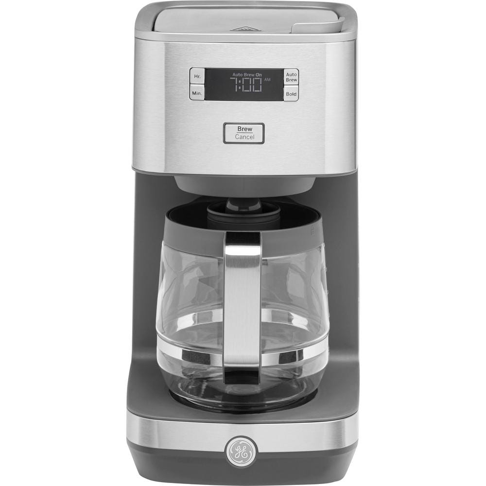 12-Cup Stainless Steel Drip Coffee Maker with Glass Carafe 12-Cup Stainless Steel Drip Coffee Maker with Glass Carafe