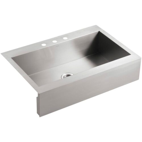 Vault Stainless Steel 36 in. Single Bowl Farmhouse Kitchen Sink