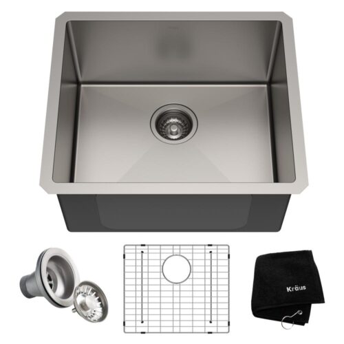 Standart PRO 16 Gauge Stainless Steel 21 in. Undermount Bar Sink