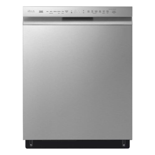 24 in. Stainless Steel Front Control Dishwasher with QuadWash