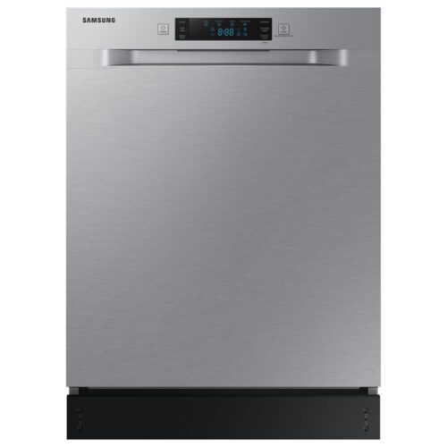 24 in. Stainless Steel Front Control Built-In Tall Tub Dishwasher with Stainless Steel Tub