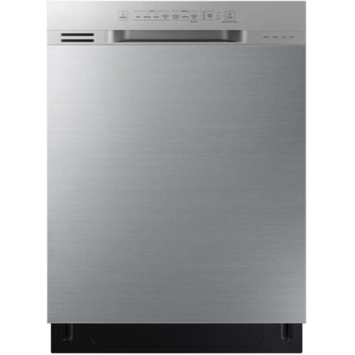 24 in. Stainless Steel Front Control Dishwasher with 3rd Rack and 51 dBA