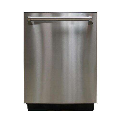 24 in. Stainless Steel Top Control Smart Dishwasher Digital 120-volt with Stainless Steel Tub and Steam Cleaning