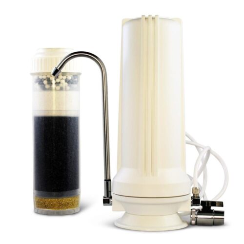 Premium 7-Stage Counter Top Water Filtration System in White