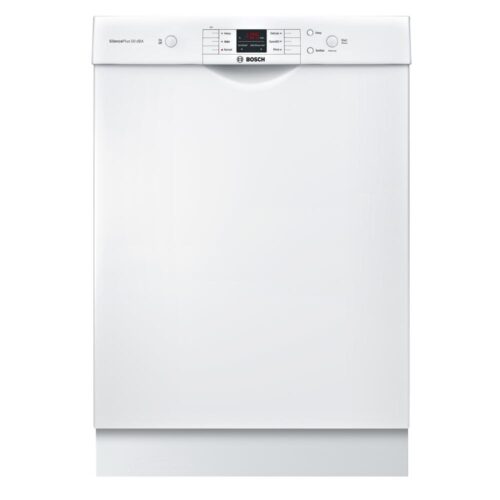 100 Series 24 in. White Front Control Tall Tub Dishwasher with Hybrid Stainless Steel Tub and Utility Rack