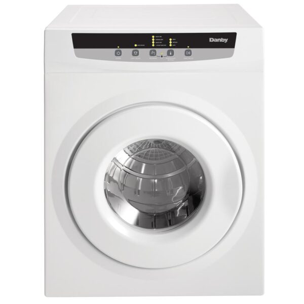 3.42 cu. ft. White Electric Dryer