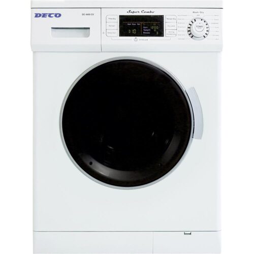 All-in-one 1200 RPM Compact Washer and Electric Ventless/Vented Dryer with Sensor Dry Feature in White