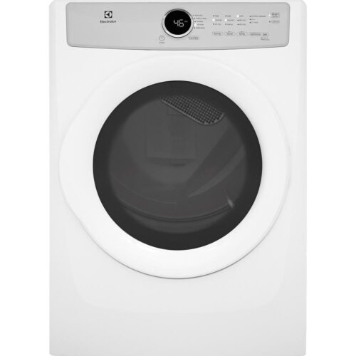 8.0 cu. ft. Electric Dryer in White