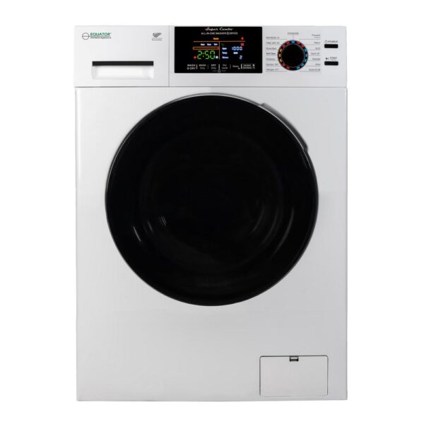 24"1.9 cu.ft. White All-In-One Washer Dryer Combo with Sanitize