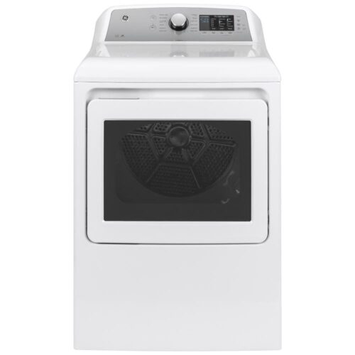 7.4 cu. ft. 240-Volt White Electric Vented Dryer with Sanitize Cycle