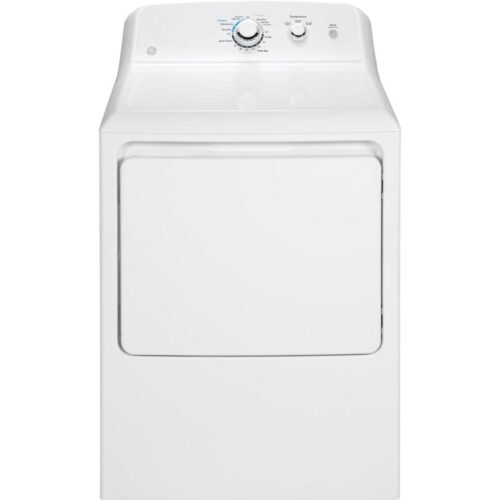 6.2 cu. ft. 240 Volt White Electric Vented Dryer